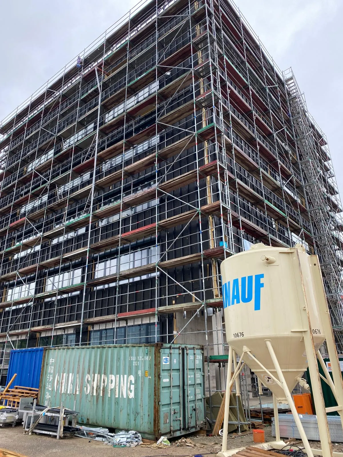 Neubau vor der Bauendreinigung