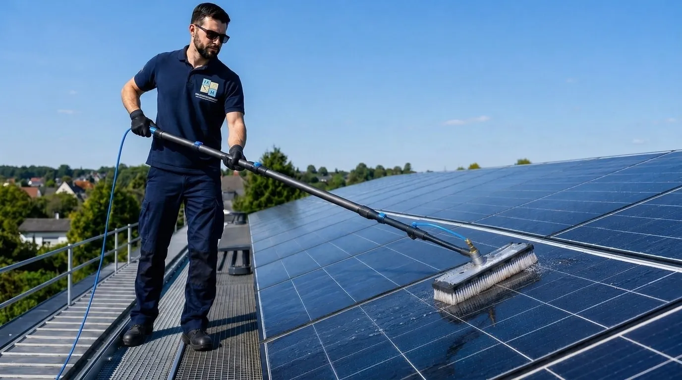 Photovoltaikreinigung durch MH Reinigungsdienst in Göttingen